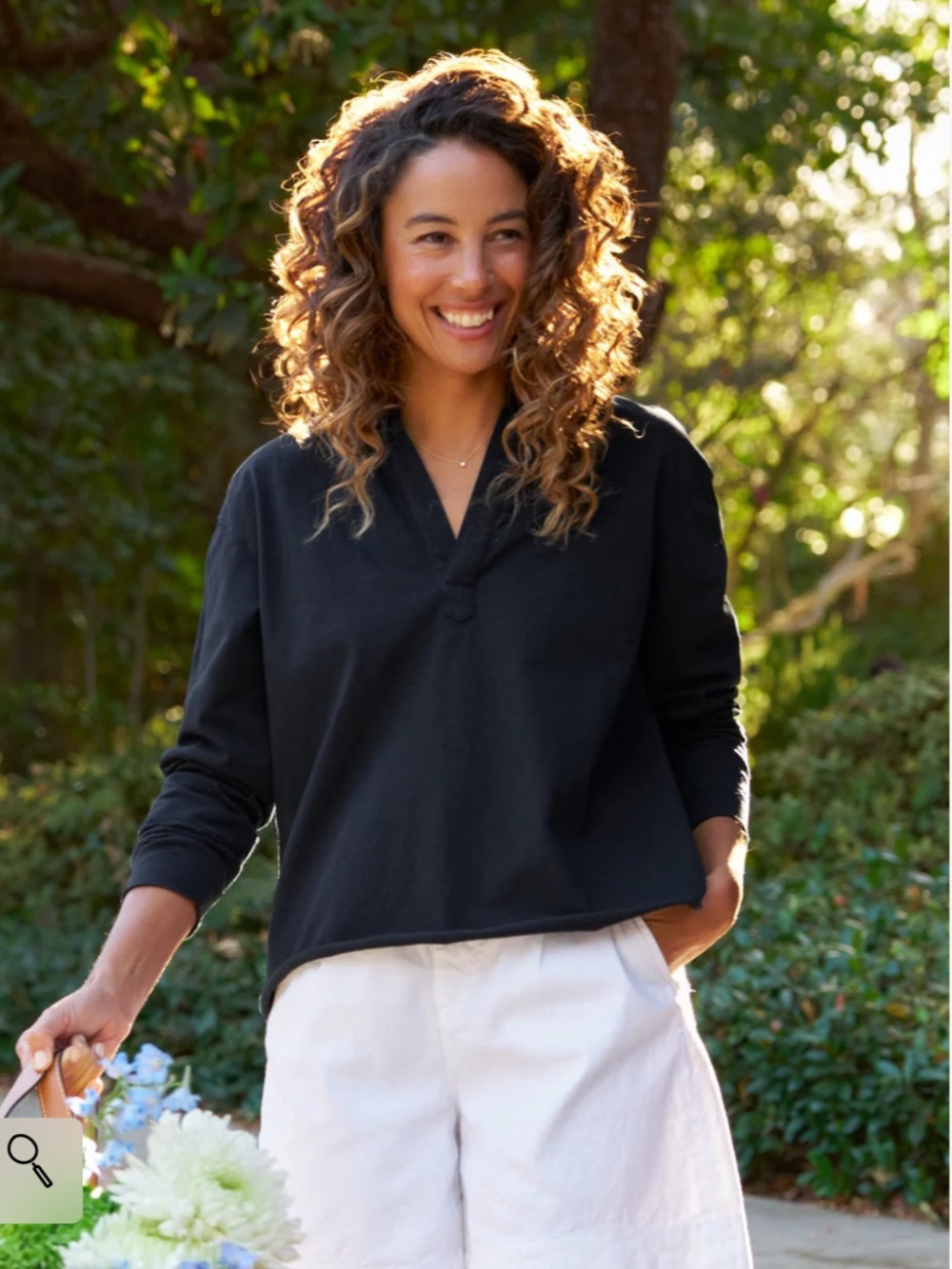 Frank & Eileen Patrick Popover Henley - Picture 3 of 7